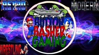 BUTTON BASHER GAMING INTRO VIDEO - LETS PLAY RETRO, MODERN & WRESTLING GAMES FROM PAST & PRESENT