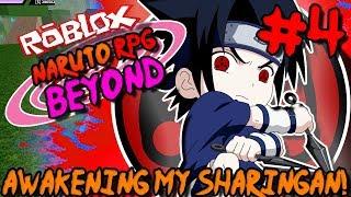 AWAKENING MY SHARINGAN! | Roblox: Naruto RPG BEYOND (NRPG) - Episode 4