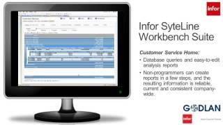 Infor SyteLine ERP Workbench Suite Demo  - Godlan - Manufacturing Specialists