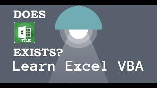 Excel VBA: Check If File Exists (DIR) - If Yes, Open It