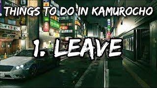 things to do in kamurocho: