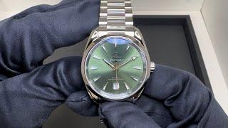 38mm Omega Aqua Terra - Shades ‘Bay Green’