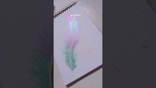 Feather painting #painting #shorts #art #tutorial