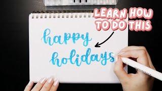 5 Christmas Lettering Ideas  | LETTERING & CALLIGRAPHY IDEAS