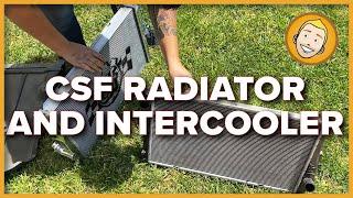 CSF RADIATOR AND INTERCOOLER INSTALL DIY | BMW 135i E82 N54