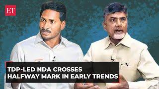 Andhra Pradesh Assembly Results 2024 early trends: TDP-led NDA crosses halfway mark