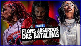 FLOWS mais ABSURDOS DAS BATALHAS DE RIMA #batalhaderimas #rimas