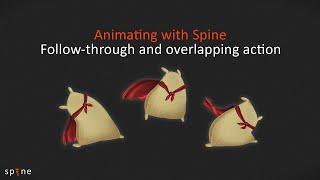 Follow-through and overlapping action - Animating with Spine #8