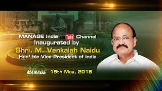 Manage India YouTube Channel inauguration