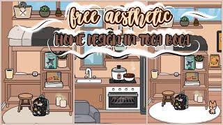 Aesthetic Free Home Design  Cozy Free To Copy House | Toca Life World