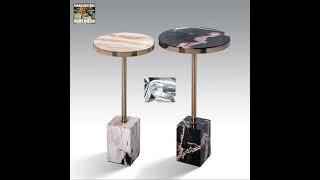 Petrified Wood Drink Table