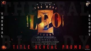 LEO 2 OFFICIAL TITLE TEASER| Thalapathy Vijay | Lokesh kanagaraj | Editing by VISHVA|