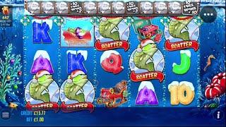 5 SCATTER BONUS on Christmas Big Bass Bonanza. Coral Online Slots UK