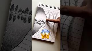 Amazing quick 3D Art🫣 #3dart #shorts #youtubeshorts #shrutiprasadarts