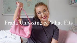 PRADA REEDITION UNBOXING & WHAT FITS | Lorraine Moran