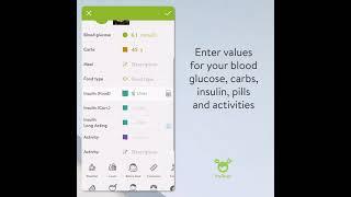 mySugr app - How to log an entry (mmol/L)