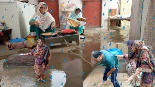 Tofani Barish Mein Khana Bnany Ki Routine || Kichen Ka Bura Haal ||  Irma's family vlog