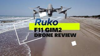 Ruko F11 GIM2 Drone Reviewed at the BEACH!