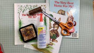 Junk journaling for Absolute Beginners - Altered 'Little Golden Book' #2