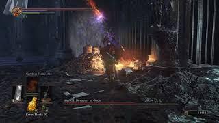 Dark Souls III The Ringed City: killing Aldrich, Devourer of Gods with KB/M