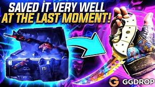 SAVED VERY WELL AT THE LAST MINUTE?? | GGDROP CASE OPENİNG  | GGDROP PROMO CODE 2025