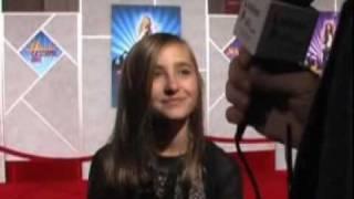 INTERVIEW with Rachel Fox at the Hannah Montana Best of Both Worlds Concert Premiere