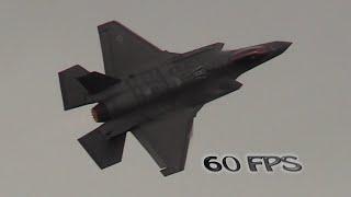 F-35A 60 fps. Must See. Pilot Maj. Andrew “Dojo” Olson. Saturday and Sunday.