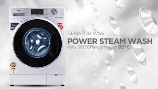 IFB washing machine’s Power Steam Wash kills 99.99% germs