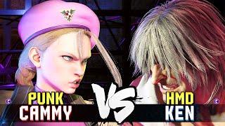 SF6  Punk (Cammy) vs HandMeDowns (Ken)   Street Fighter 6 high level gameplay