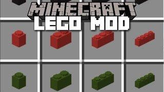 Minecraft LEGO MOD / BUILD ENDLESS ITEMS AND BUILDINGS OUT OF LEGO!! Minecraft