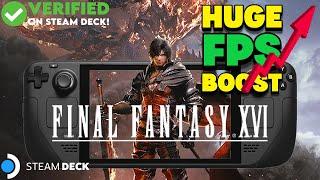 Final Fantasy XVI Demo Runs Great on Steam Deck!!! DLSS Enabler Mod Doubles FPS #steamdeck #fsr3