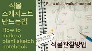 Botanical Art Basics_How to make a plant sketch notebook