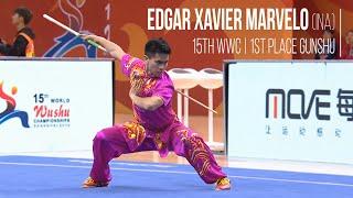 [2019] Edgar Xavier Marvelo [INA] - Gunshu - 1st - 15th WWC @ Shanghai Wushu Worlds