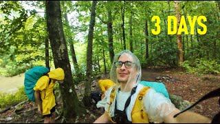 3 Days In Appalachian Mountains - Surviving Intense Thunderstorm