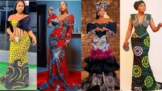 latest Ankara print long gown styles(Beautiful made)