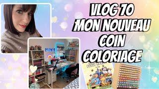 Vlog 70 : Mon nouveau coin colo !! Bureau tour- bilan 1 semaine de Patreon