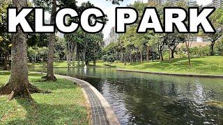 Walking around KLCC Park & Petronas Towers Kuala Lumpur | Malaysia Walk