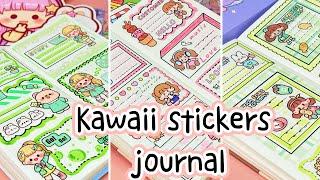 stickers journaling cute kawaii sticker Immersive ASMR bullet journal | Compilation Ep.16