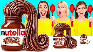 Big, Medium and Small Plate Challenge | Easy Secret Hacks and Gadgets by RaPaPa Challenge