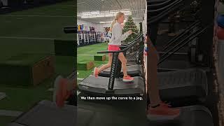 How To Get Comfortable Running On A Manual Treadmill  #shorts