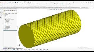 Solidworks tutorial // How to make Knurling.?