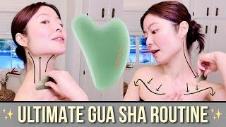 LOOK & FEEL YOUR BEST [2023] ULTIMATE GUA SHA FACIAL MASSAGE ROUTINE | Follow Along Lémore