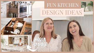 KITCHEN DESIGN IDEAS | Unique Kitchen Cabinet Features | FARMHOUSE LIVING