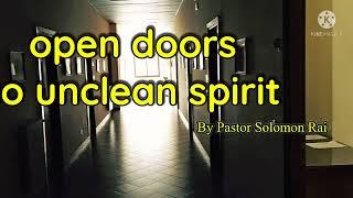 open doors to unclean spirit