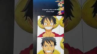 Luffy in different anime world #shorts #onepiece #mugiwara