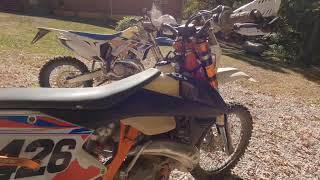 TM Vs. KTM 300’s Dirt Bikes Walk Around