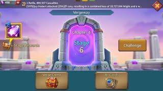 Lords mobile Vergeway chapter 4 stage 6