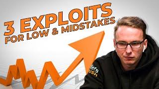 3 Tips To EXPLOIT Low & Midstakes | RYE Poker Tips
