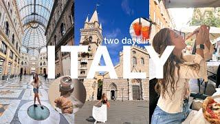 ITALY TRAVEL VLOG: exploring sicily + naples, aperol spritz, best pizza of my life, shopping! 