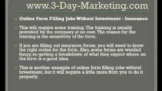 Online Form Filling Jobs Without Investment